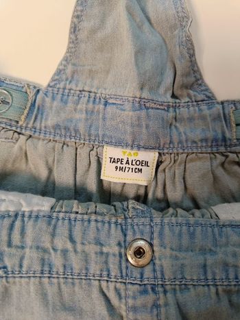 Robe en jean et culotte