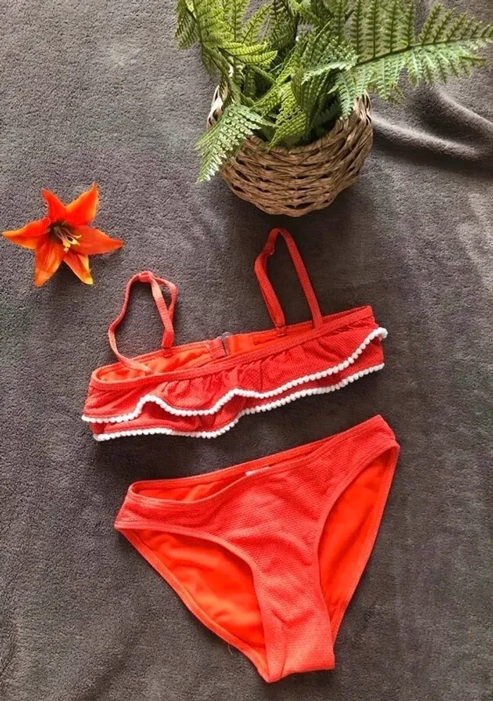 Maillots de bain orange 2 pièces - photo numéro 6