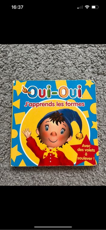 Livre j’apprends les formes