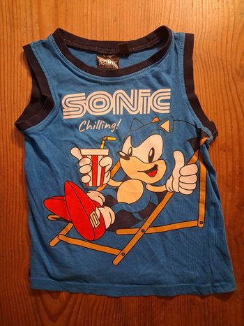 Débardeur garçon - 4 ans (104 cm) - Sonic