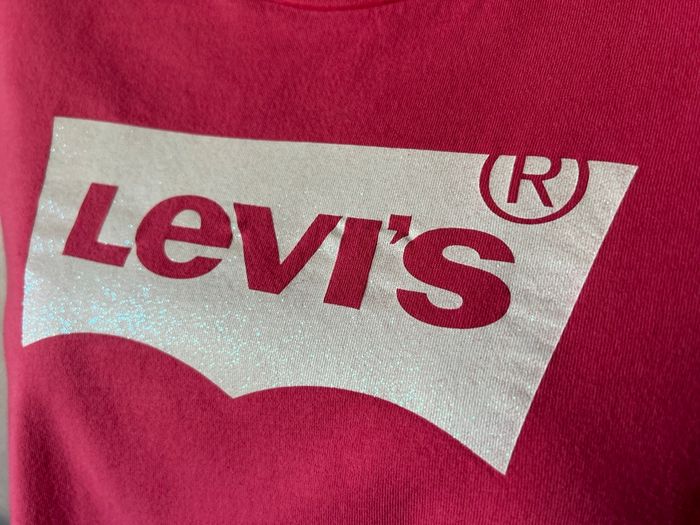 T-shirt rose foncé levi’s pailleté devant 16 ans Levis San Francisco - photo numéro 8