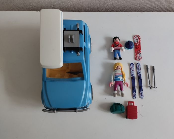 Voiture 4x4 avec coffre de toit Playmobil 9281 - photo numéro 3
