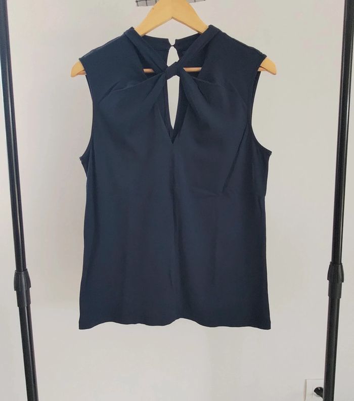 Benetton débardeur marine 40