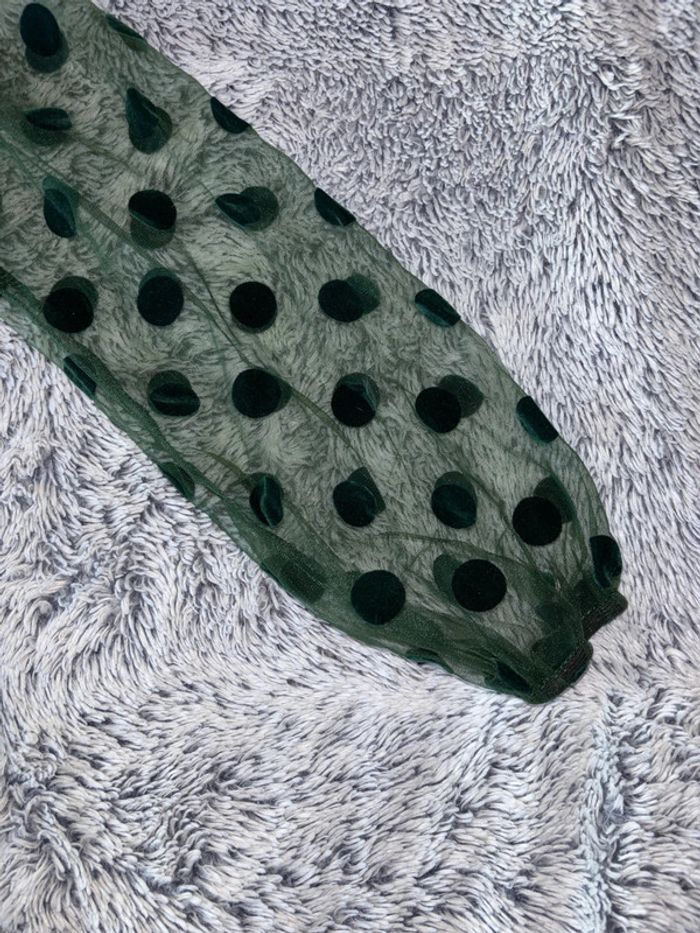 Robe manches à pois verte - photo numéro 3