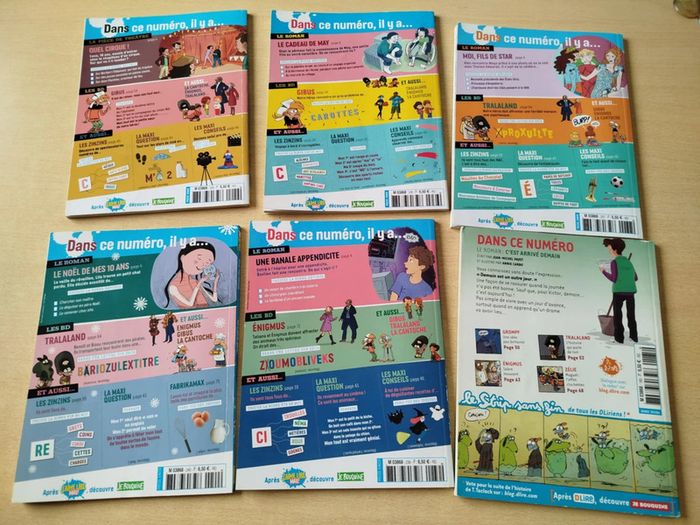 lot de 6 "J'aime lire max" 2018 et 2014 - photo numéro 2