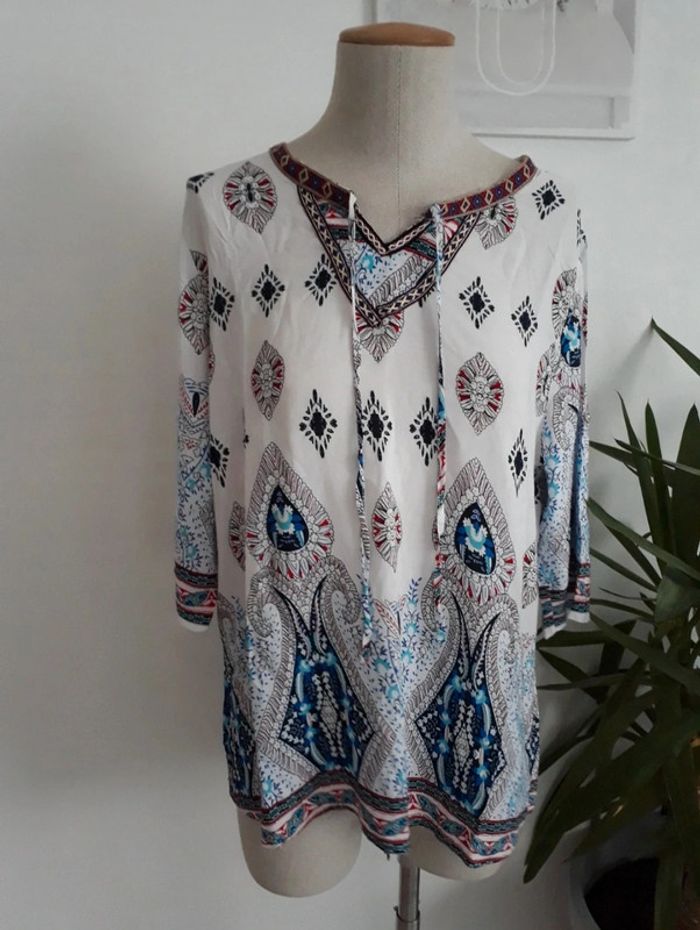 Blouse d'été à motifs 42🌿💝 - photo numéro 5
