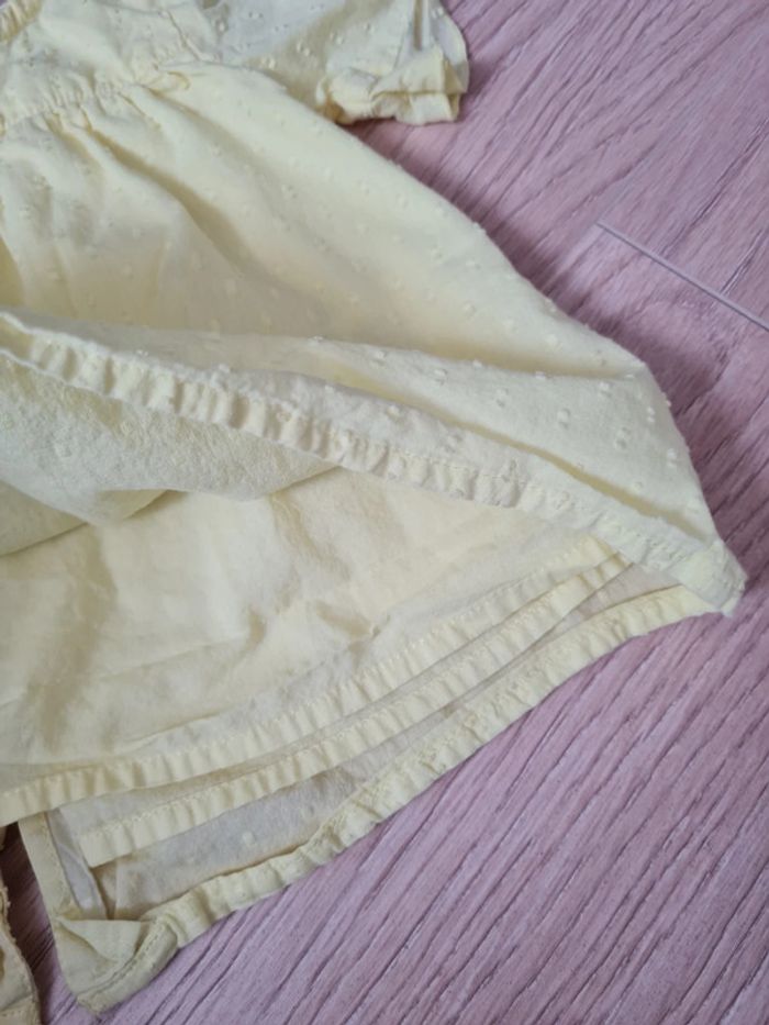 Robe jaune 12 mois doublé coton - photo numéro 6