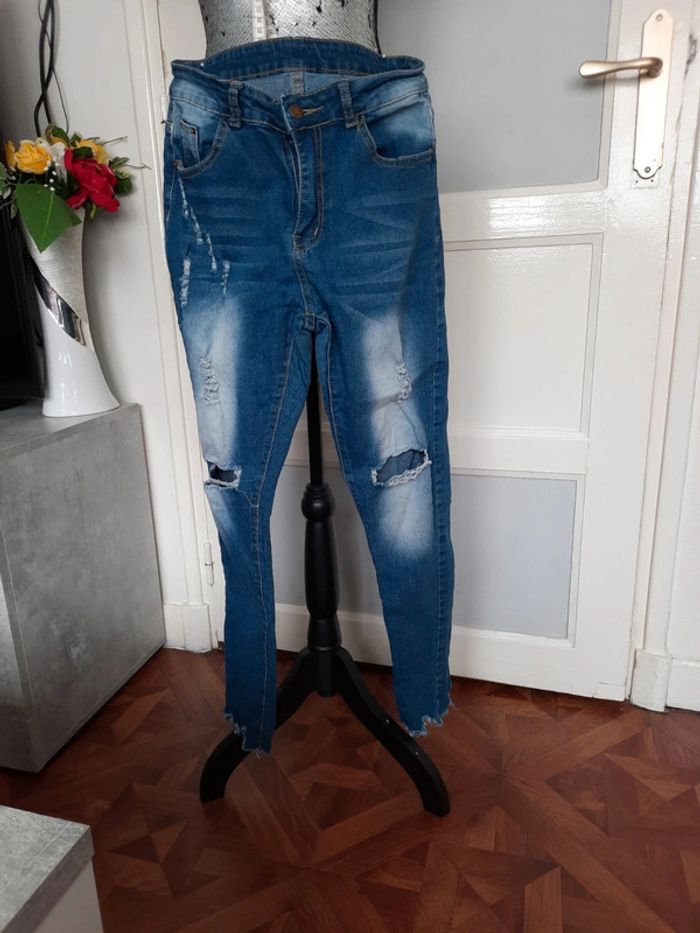 Jean's troué shein