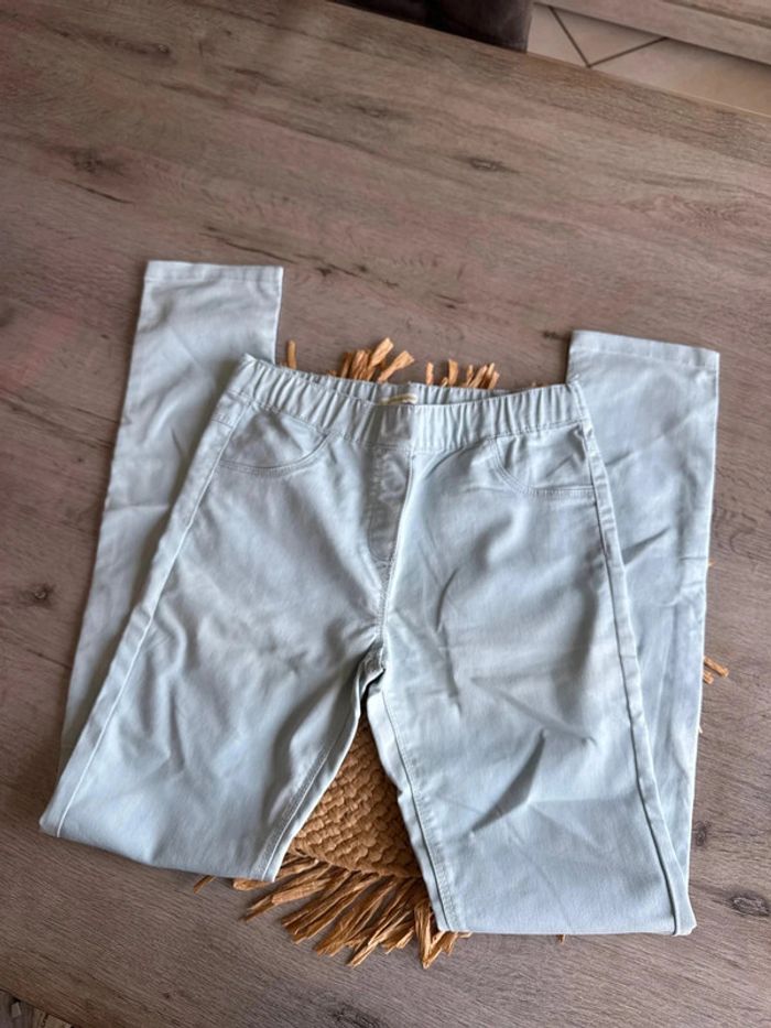 Jeans verbaudet 14 ans fille bleu turquoise - photo numéro 2