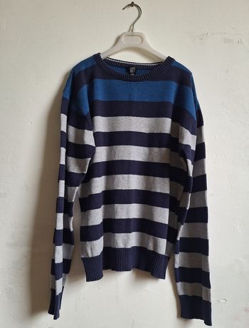 Pull gris bleu kiabi 12 ans
