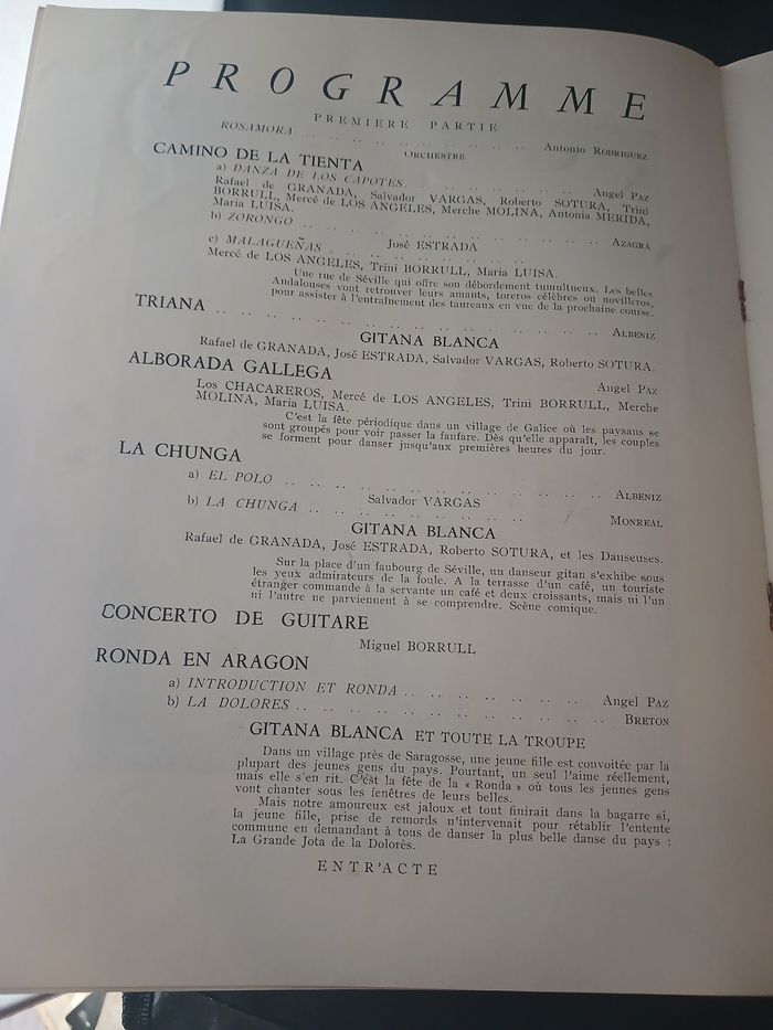 Ancien programme du ballet d'Espagne - photo numéro 3