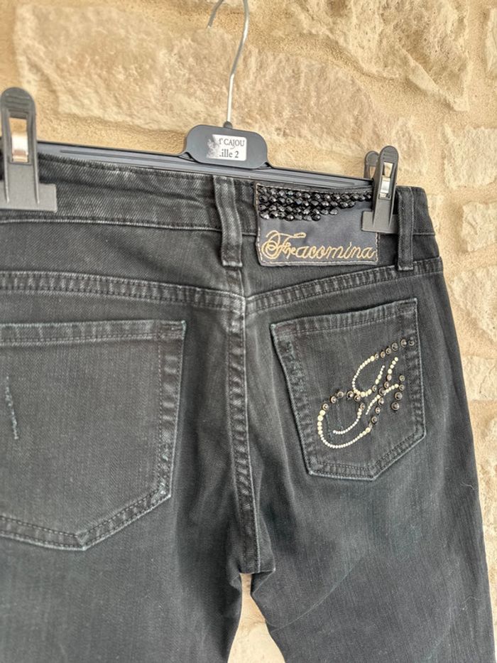 Jean droit noir Fracomina Taille 36 - 13 € - photo numéro 9