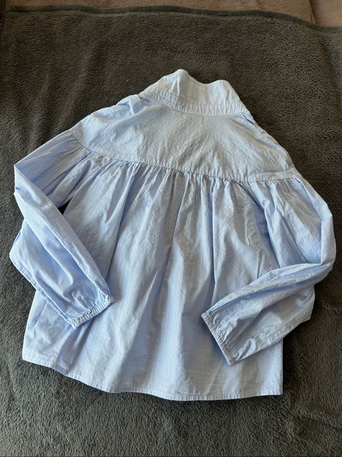 Chemise bleu et argenté - photo numéro 4