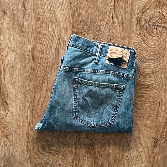 Jean/pantalon levi's 569 délavé (coupe ample) pour homme, taille W 38 L 34 (48 taille française)