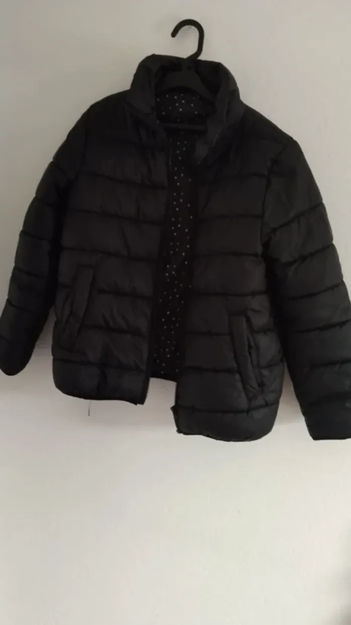doudoune mi saison noire tissaia fille 12 ans