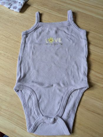 Body sans manche - 9M - violet 