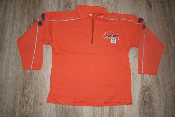 POLO A MANCHES LONGUES ORANGE GARÇON - CATIMINI - 8 ANS - n°02 - photo numéro 1