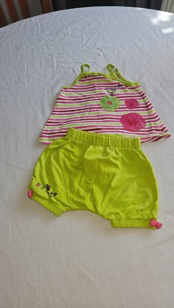 Ensemble été 1 mois - Trop mignon !