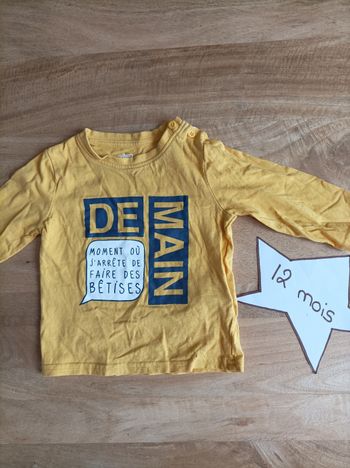 Haut ml 12 mois Gémo