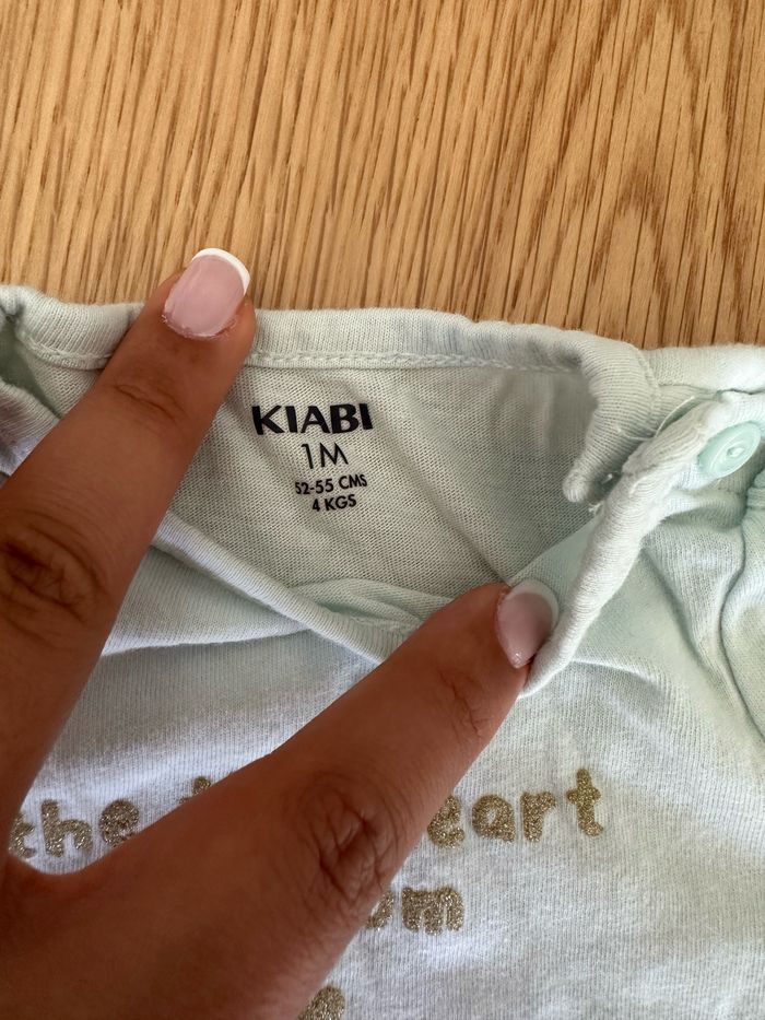 T-shirt manches courtes 1 mois ♥️ - photo numéro 2