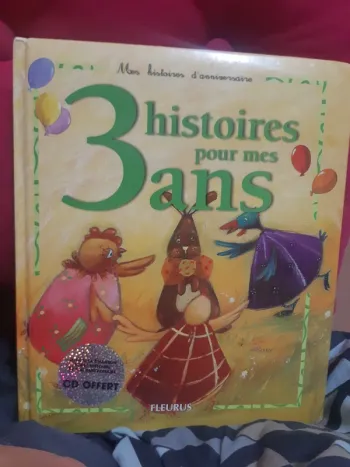 Livre 3 histoires pour mes 3 ans