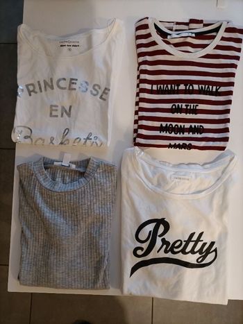 Lot de 4 tee shirt