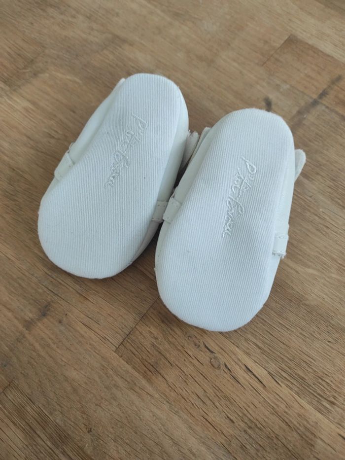 Chaussons cérémonie blanc naissance - photo numéro 3