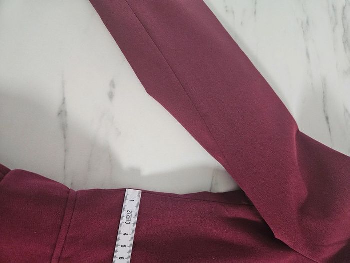 Stradivarius blazer bordeaux taille M - photo numéro 11