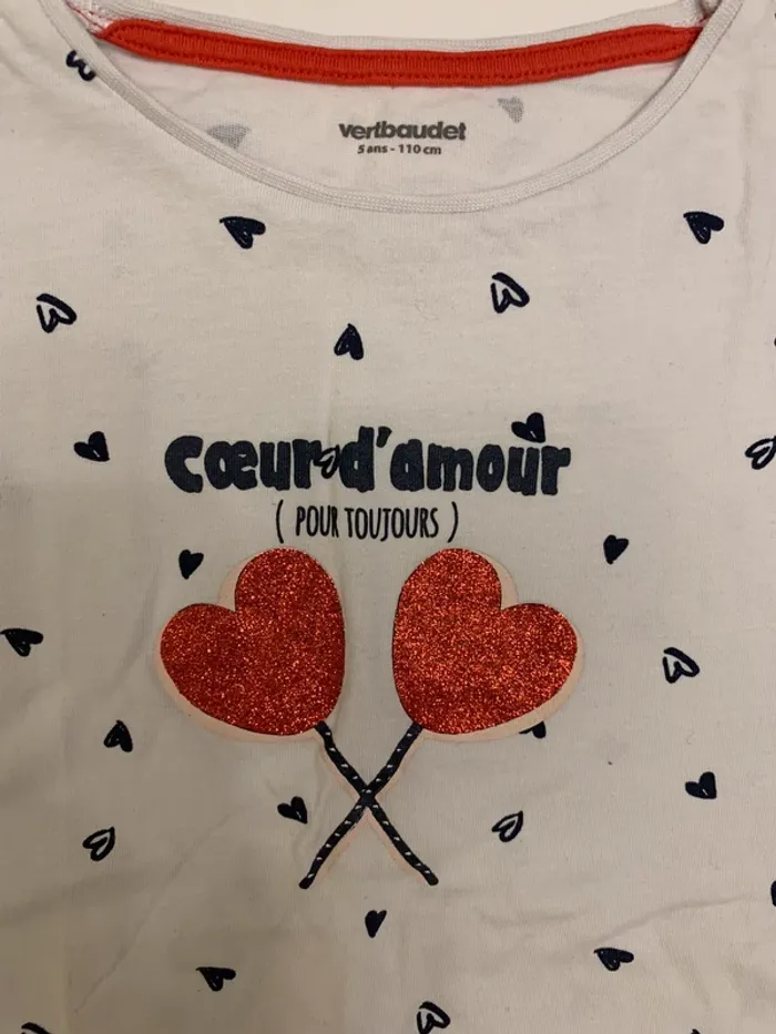 T-shirt fille - 5a - photo numéro 3