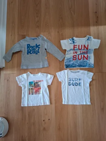 Lot 1 sweat + 3 t-shirts 23/24 mois - Très bon état