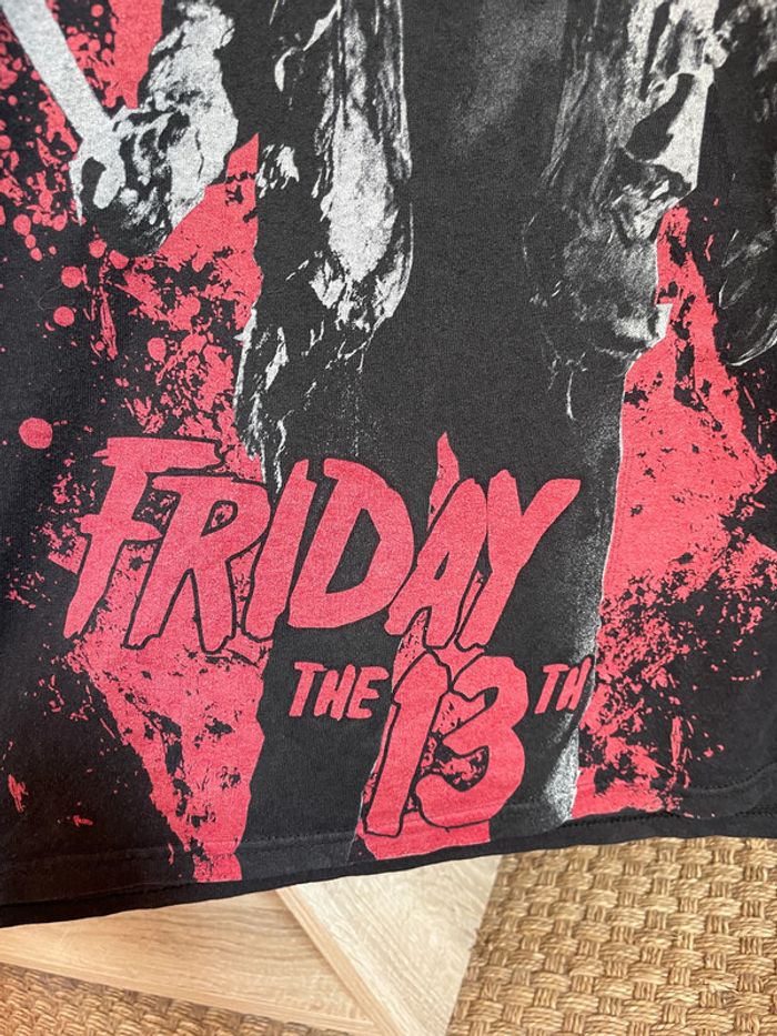 Rare Promotional Printed t-shirt Friday the 13th - photo numéro 5
