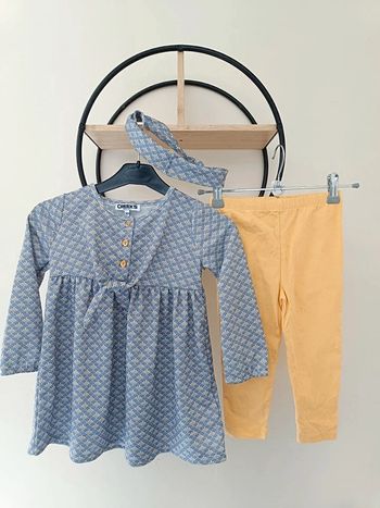 3 ans ensemble Creeks robe legging et bandeau