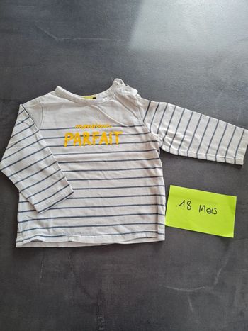 Maillot manches longues TAO 18 mois