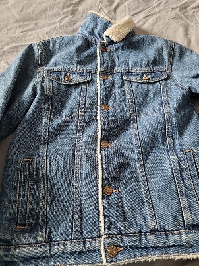 veste en jeans moumoute mango 12ans (7e) - photo numéro 3