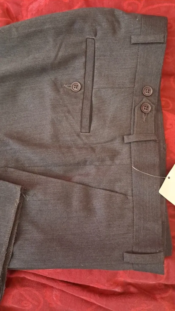 Pantalon ville T46 neuf gris anthracite - photo numéro 2