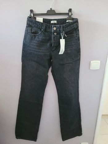Jean ESPRIT taille 26W / 34L gris délavé coupe Bootcut neuf avec étiquette
