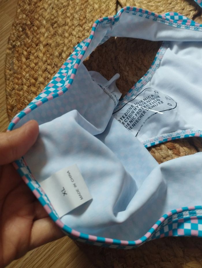 Maillot de bain bikini 42 xl neuf bleu - photo numéro 4