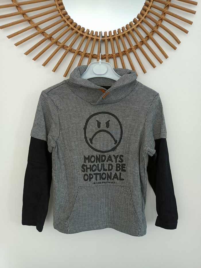 Sweat léger smiley 8ans