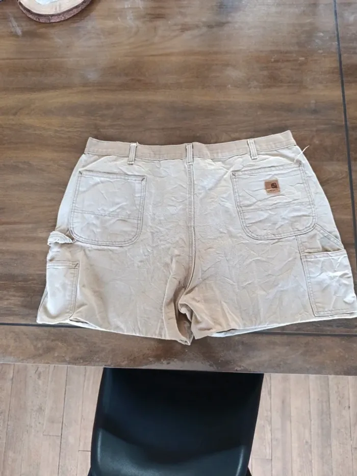 Short jean Carhartt cargo workwear Carpenter - photo numéro 2