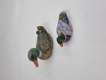 Lot de deux canards décoratifs