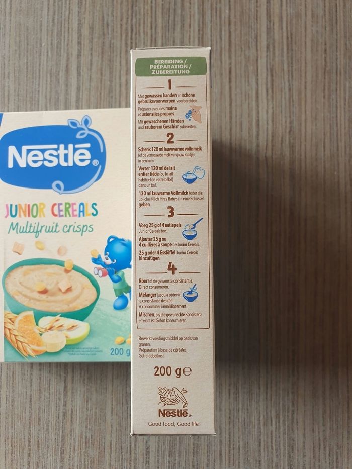 Lot de 2 boites de céréales bébé Nestlé 🦋 - photo numéro 3