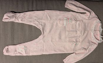 Pyjama velours rose de la marque Sergent major taille 12 mois 