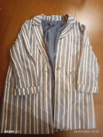 Blazer bleue femme