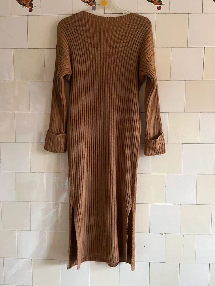 Longue Robe pull marron taille unique Style In - photo numéro 5