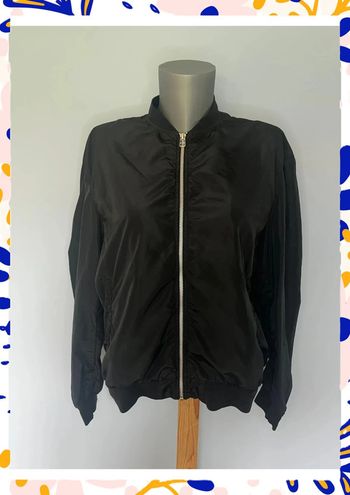 Bomber noir léger Comptoir des Cotonniers – Taille FR 38 / M