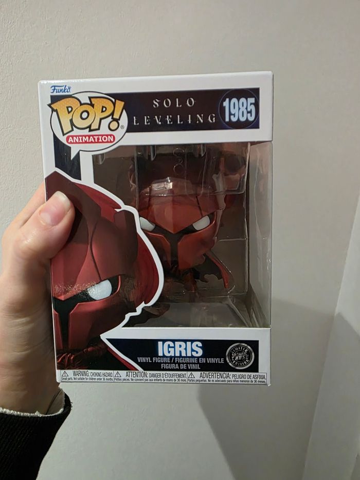 Figurine pop igris chase solo leveling