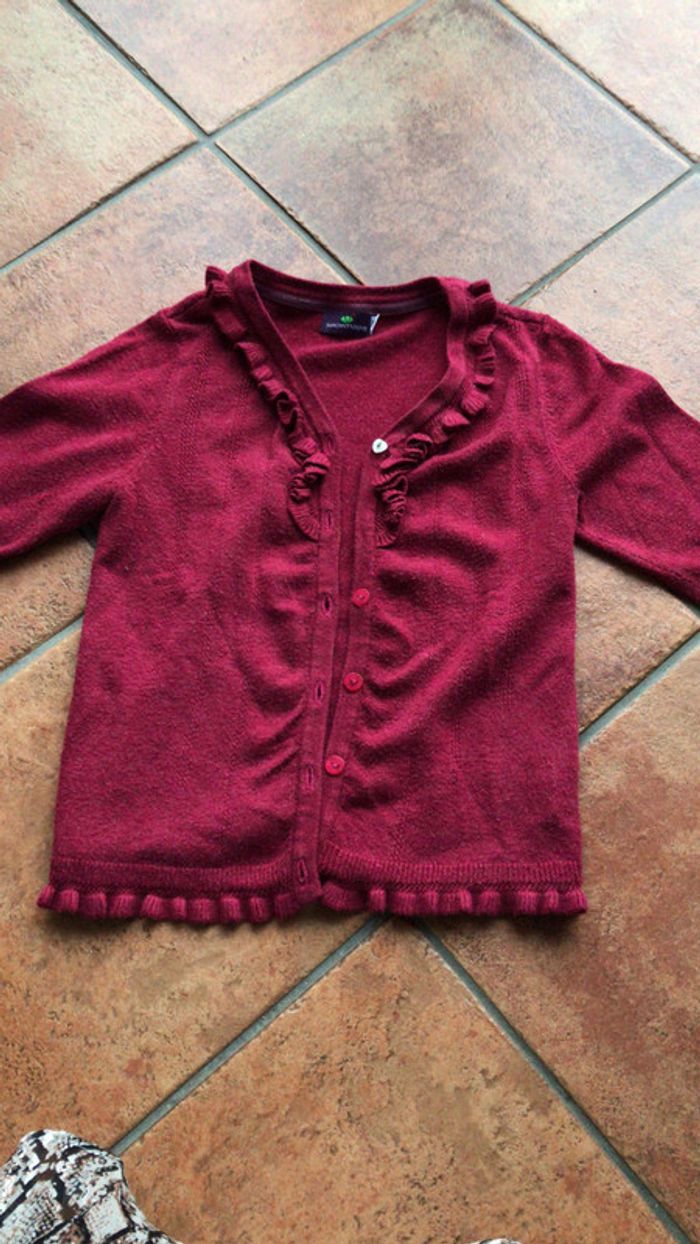 Sergent major gilet Bordeaux