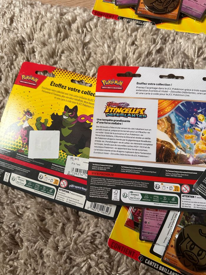 Lot de tri pack et duopack Pokémon neuf - photo numéro 6