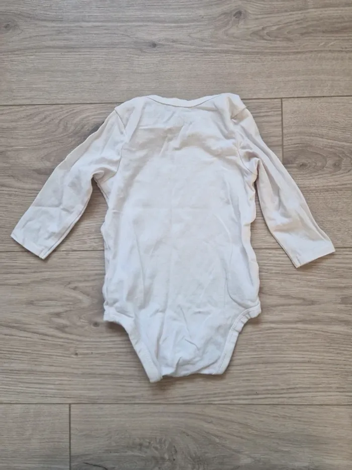 Lot de 3 bodies Tape à l'oeil manches longues 6 mois - photo numéro 3