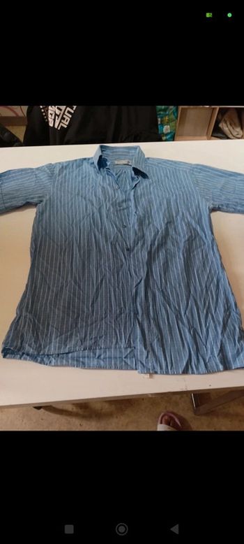 Chemise manches courtes à carreaux homme Pierre Cardin taille L